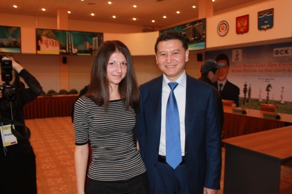Астраханцы приняли участие в мероприятиях, посвященных юбилею Президента FIDE К.Н.Илюмжинова