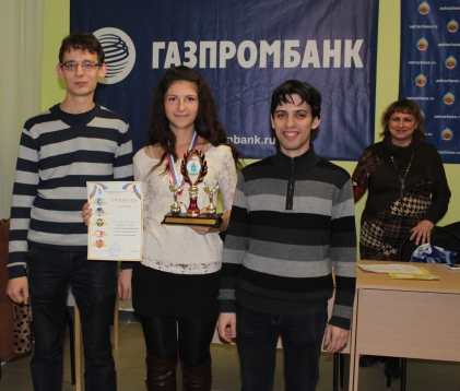 Елена Эктова победила в Чемпионате Астраханской области по классическим шахматам среди женщин