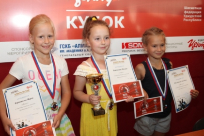 Мария Бортникова - серебрянный призер этапа Кубка России по шахматам среди девочек до 9 лет