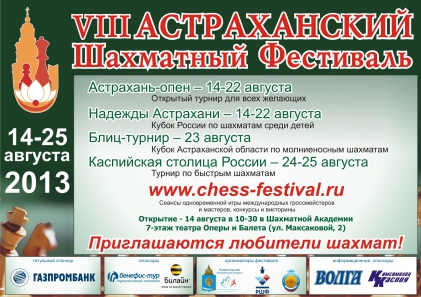 VIII Астраханский Шахматный Фестиваль - завершение соревнований