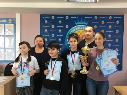 Первенство Астраханской области по шахматам среди команд общеобразовательных учреждений 
